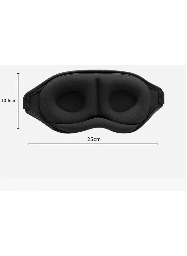 OSALIA Sleeping Eye Mask – No Pressure on Eyes, 100% Light Blocking Sleep Mask for Men & Women, Adjustable Strap, Perfect for Side Sleepers, Travel, Yoga, and Naps - Image 3